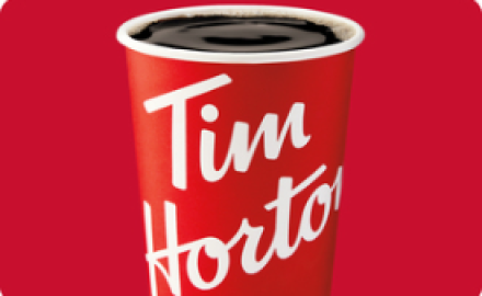 Gagne une carte-cadeau Tim Hortons de 20$