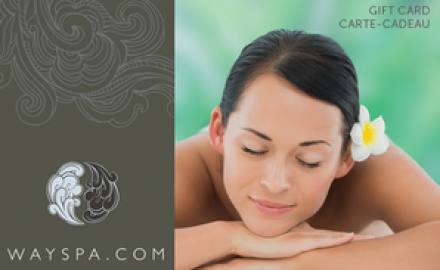Gagne une carte-cadeau WaySpa de 100$