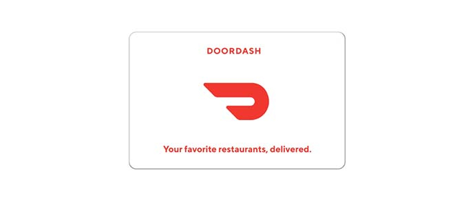 JANUARY 2022 | WIN 1 of 2 $50 DOORDASH GIFT CARD