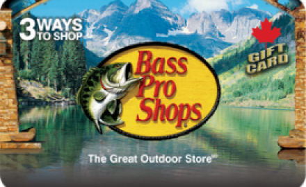 Gagnez une carte-cadeau Bass Pro Shops de 50$