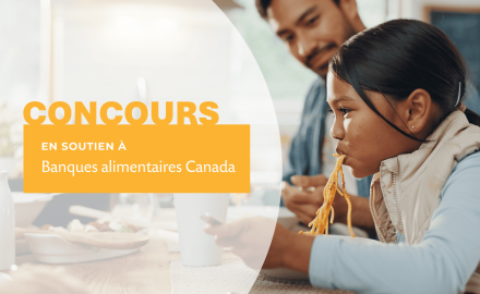 Gagnez un don de 100$ en votre nom à l'organisme Banques alimentaires Canada