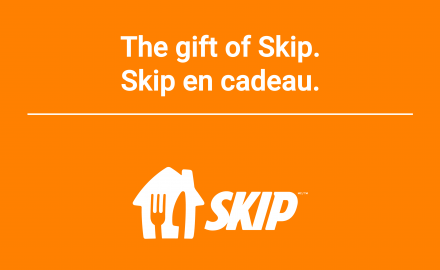 Gagnez une carte-cadeau Skip de 100$