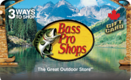 Gagnez une carte-cadeau Bass Pro Shops de 20$